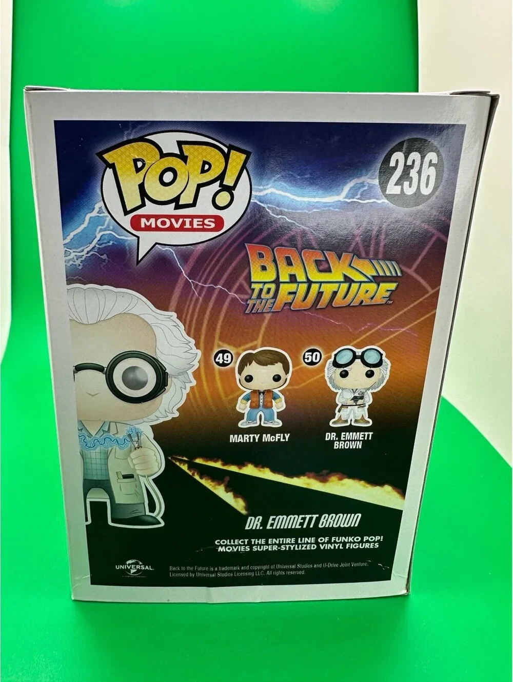 Funko Pop Dr. Emmett Brown 236 Back to the Future